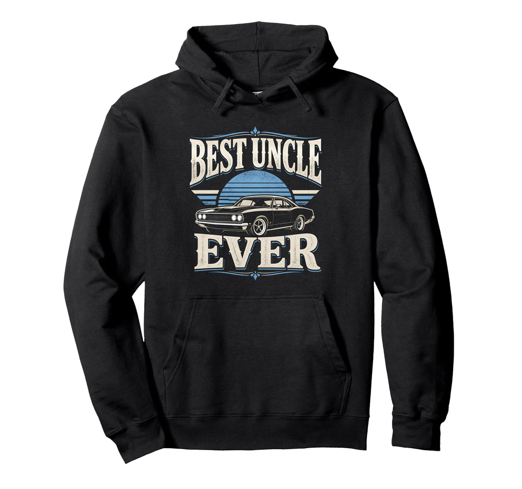 Best Uncle Ever Car Uncle Hoodie - Minimalist Print Unisex