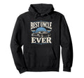 Best Uncle Ever Car Uncle Hoodie - Minimalist Print Unisex