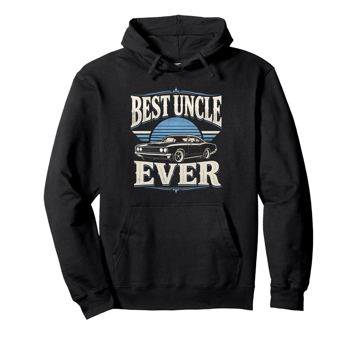 Best Uncle Ever Car Uncle Hoodie - Minimalist Print Unisex